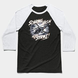 Sky Warriors: Aerial Assault Command Baseball T-Shirt